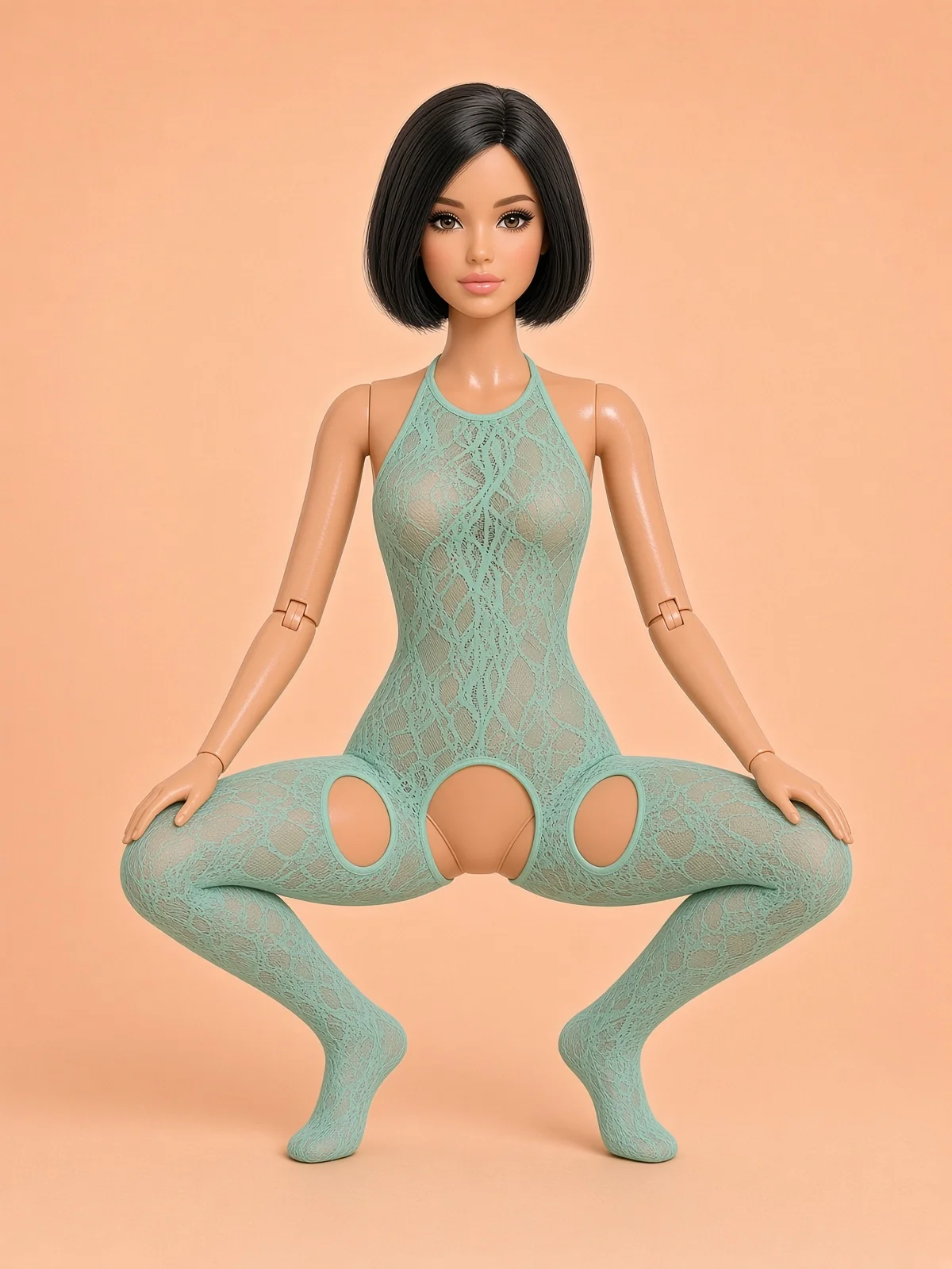 AI-generated fictional adult image: Sea glass · II — composition 04