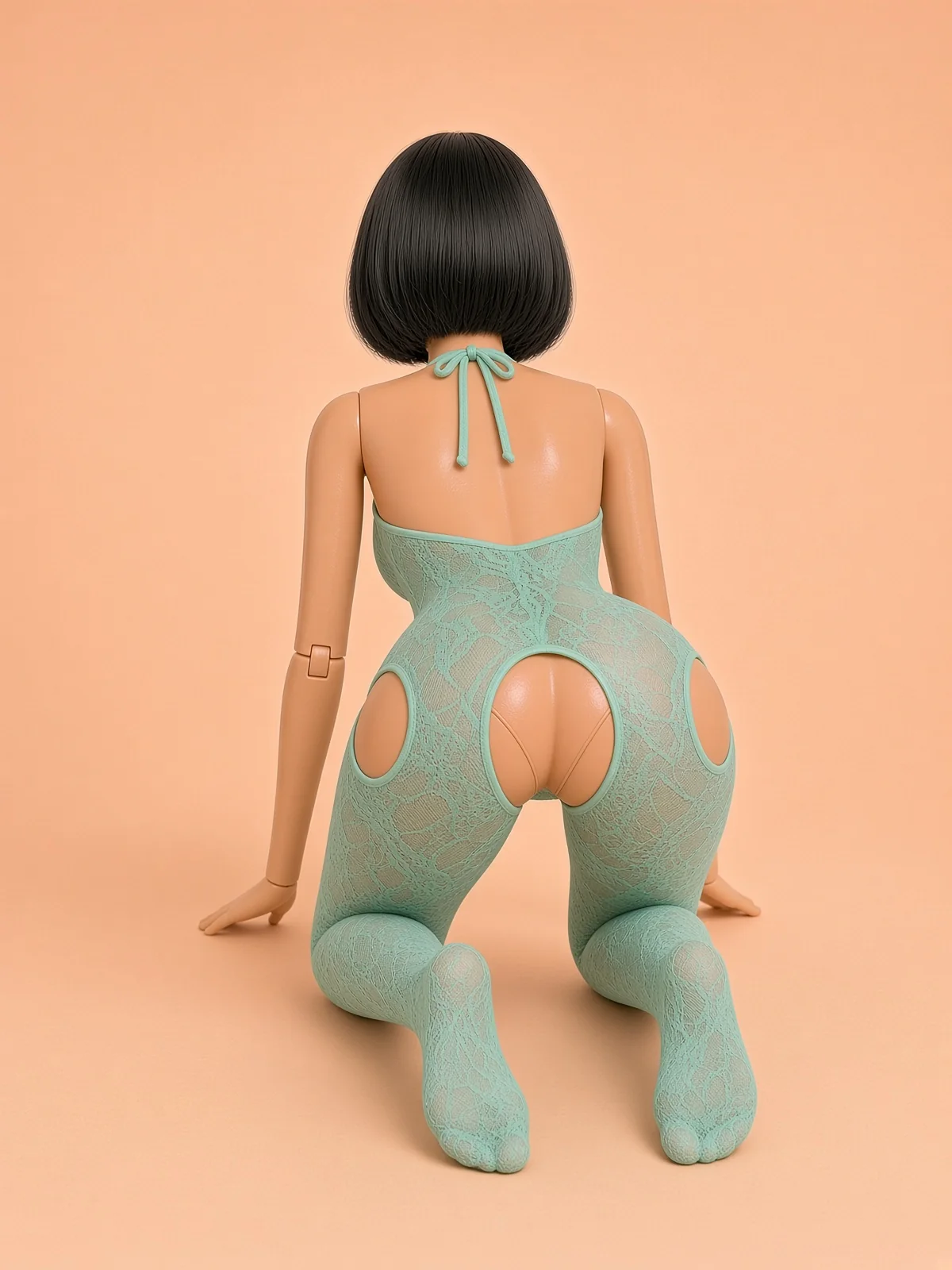 AI-generated fictional adult image: Sea glass · II — composition 09