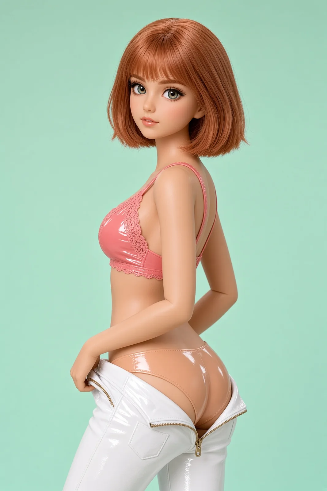AI-generated fictional adult image: Unexpected moments — composition 12