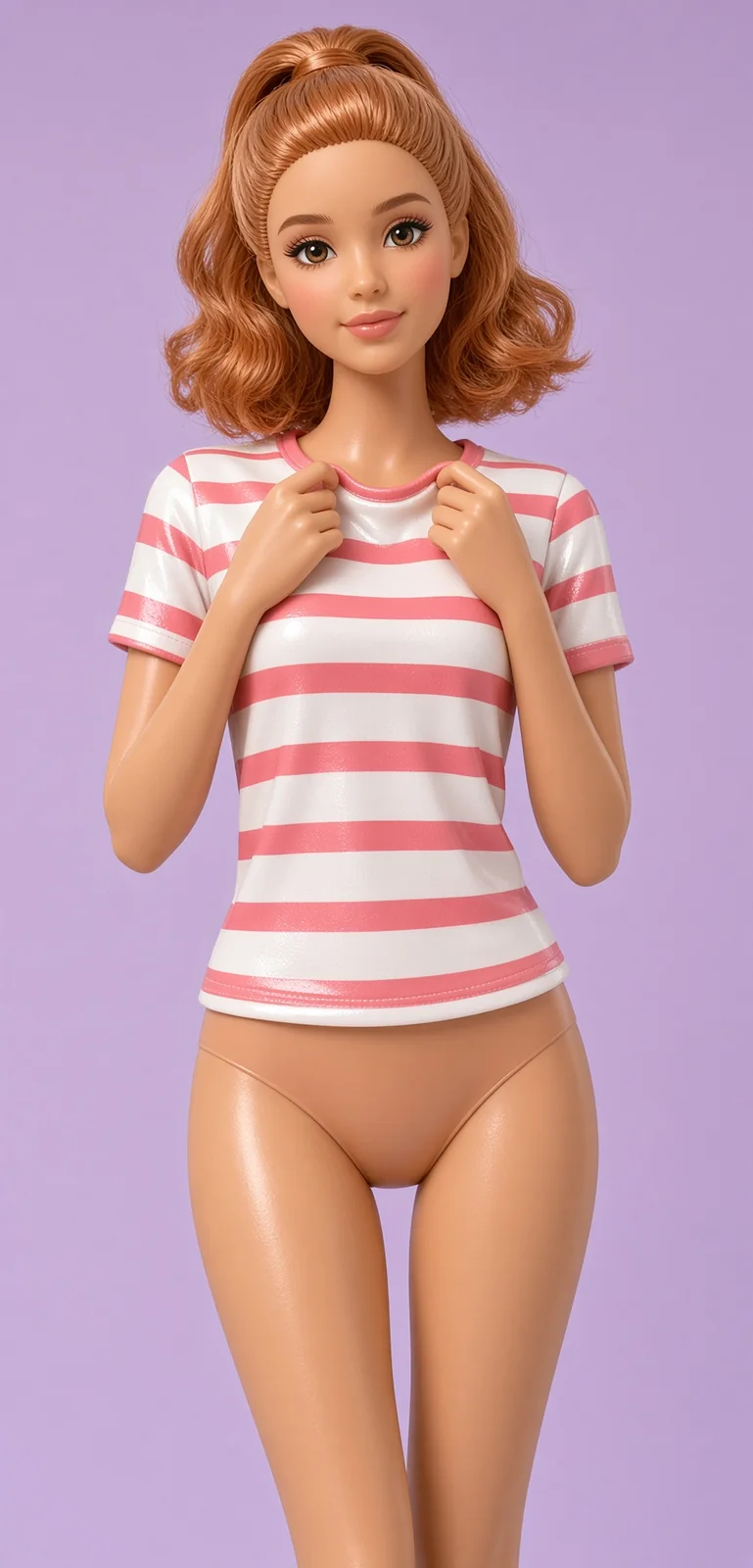 AI-generated fictional adult image: Unexpected moments — composition 08